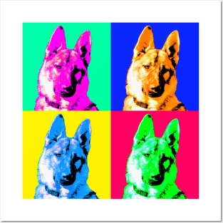 Pop Art - German Shepherd Dog Posters and Art